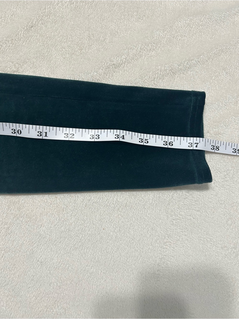 SPANX  Luxe Lift Velvety Emerald Green Leggings | Size Small | - Picture 5 of 9